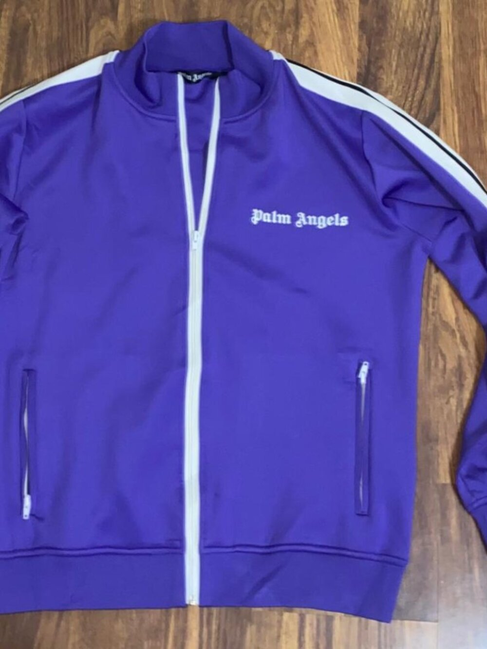 Palm Angels logo print track jacket Size S